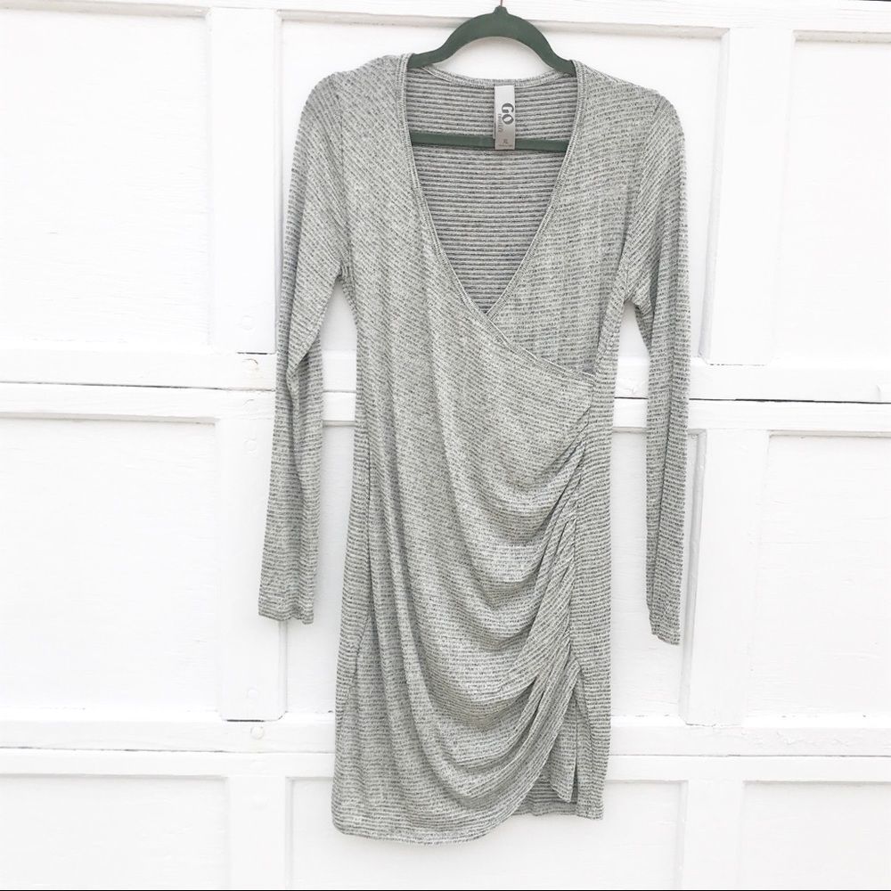 Go Couture Ruched Dress - Picture 2 of 8